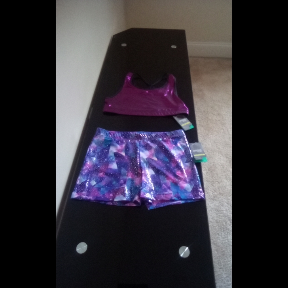 Two-piece working out set for kids